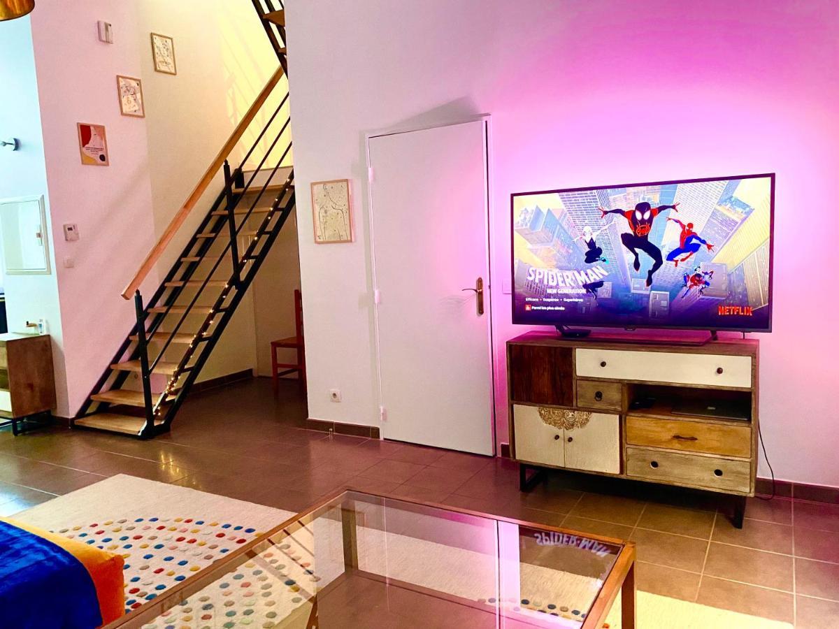 Magnifique Villa Avec Jacuzzi Au Pied Du Stade 圣但尼 外观 照片
