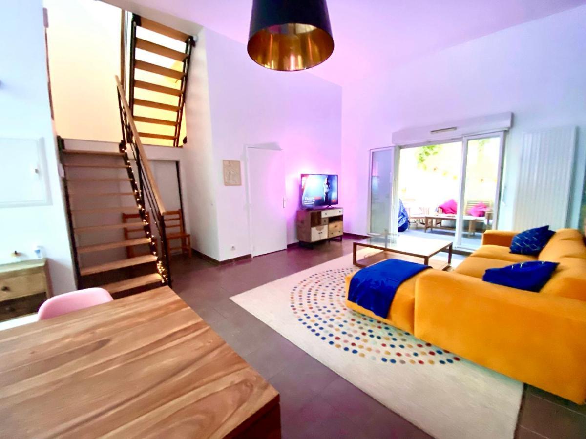 Magnifique Villa Avec Jacuzzi Au Pied Du Stade 圣但尼 外观 照片