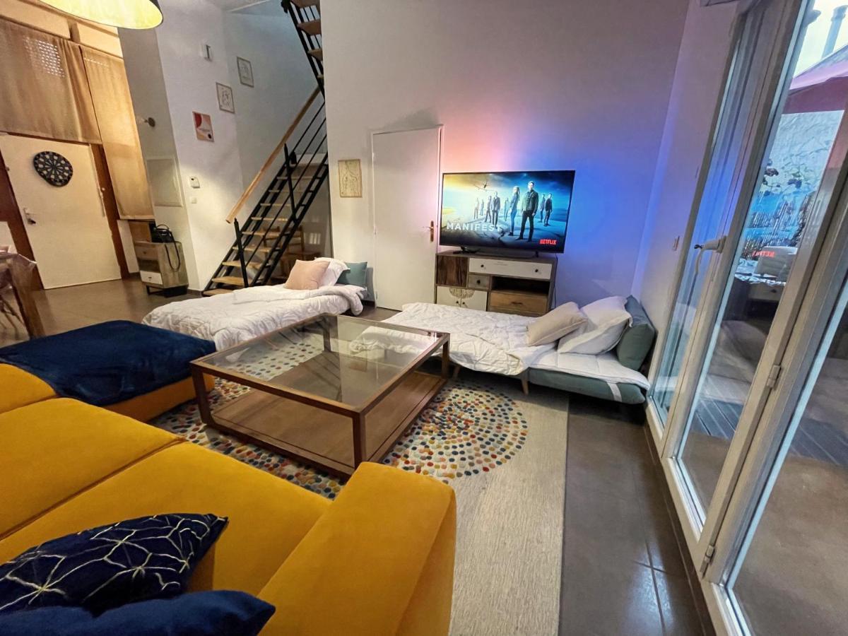 Magnifique Villa Avec Jacuzzi Au Pied Du Stade 圣但尼 外观 照片