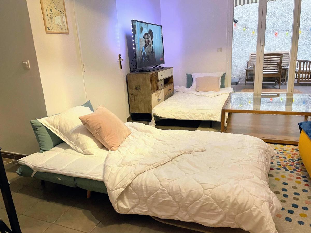 Magnifique Villa Avec Jacuzzi Au Pied Du Stade 圣但尼 外观 照片